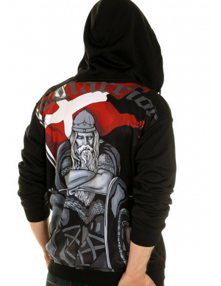 Nordic Worlds Warrior Holger Danish ZipHoodie