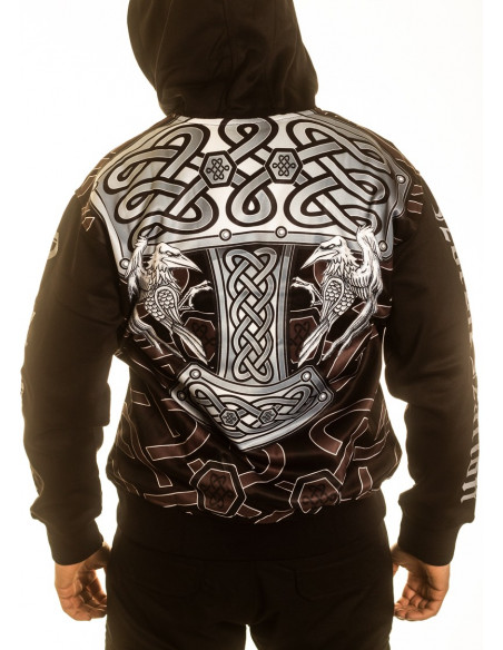 Nordic Heritage Hammer ZipHoodie by Nordic Worlds