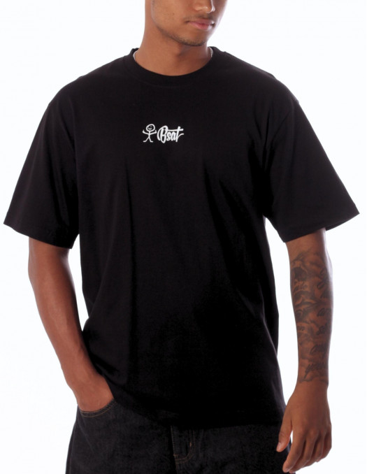 BSAT Stickman Logo T-Shirt Black