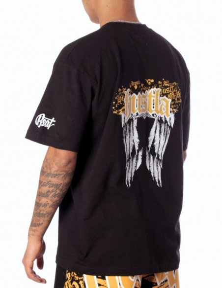 BSAT Hustla Baggy T-Shirt Black Yellow Legendary Collection