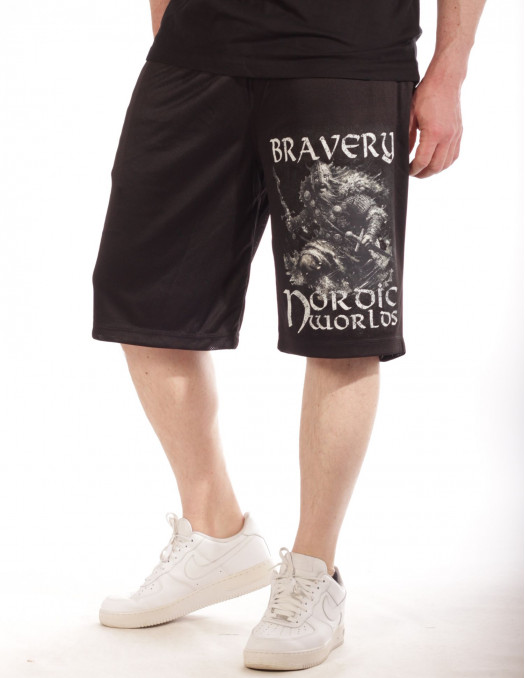 Bravery Viking Mesh Shorts by Nordic Worlds