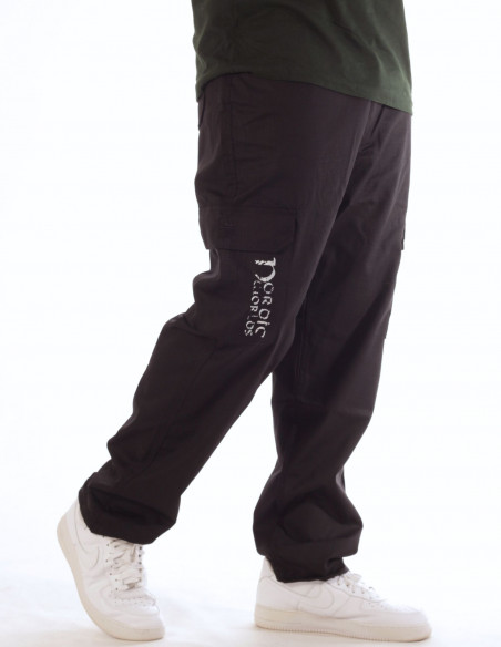 BSAT X Nordic Worlds Odins Valknut Black Cargo Pants